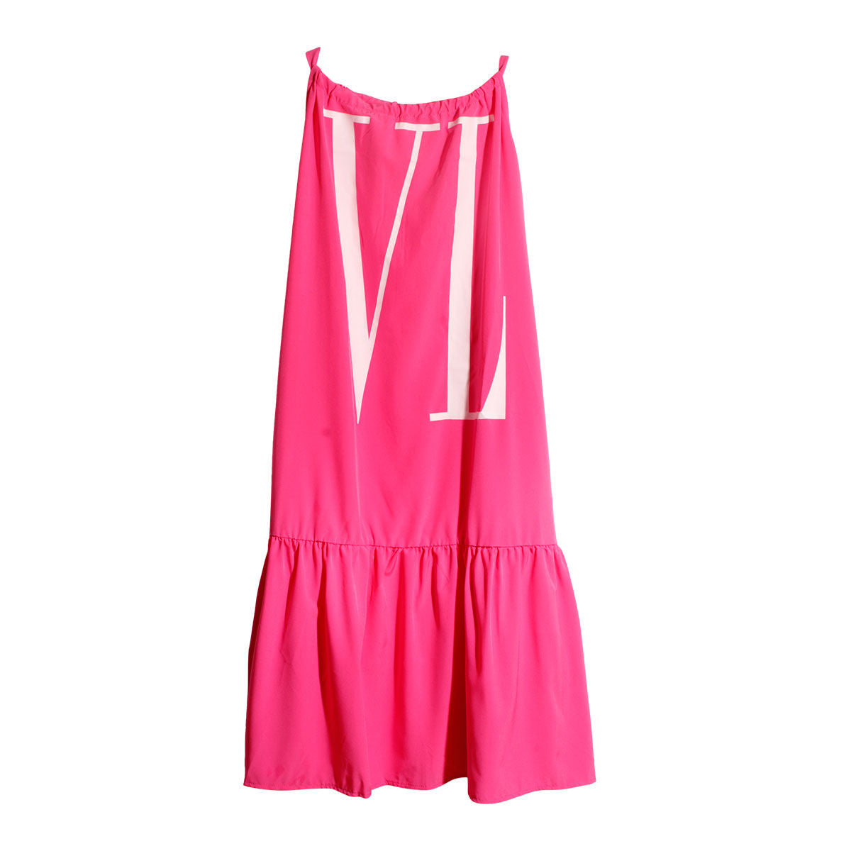 4XL Pink VL Halter Dress