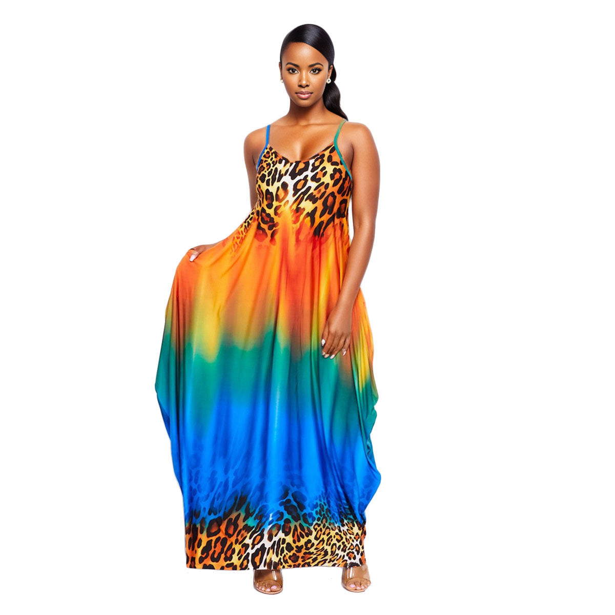 3XL Rainbow Cami Dress