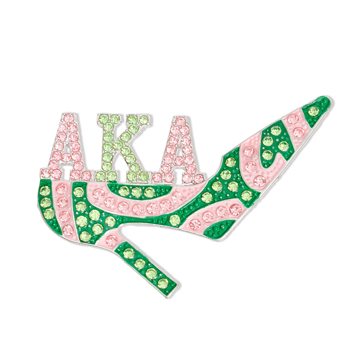 AKA Brooch Alpha Kappa Sorority Heel Pin