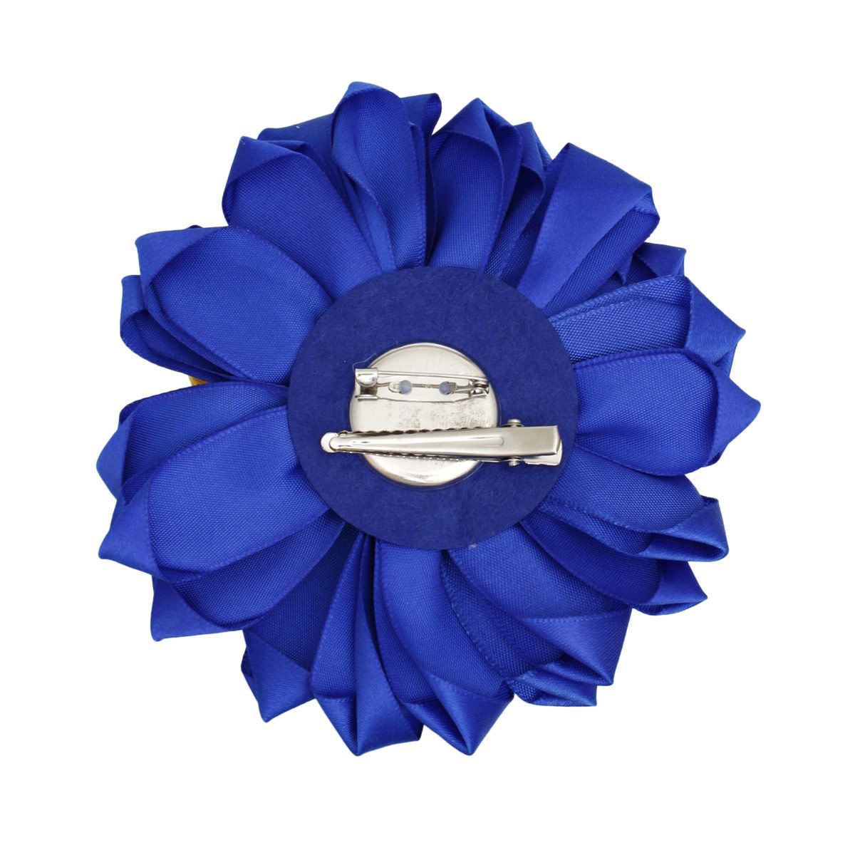 SGRHO Sorority Blue Yellow Flower Pearl Brooch