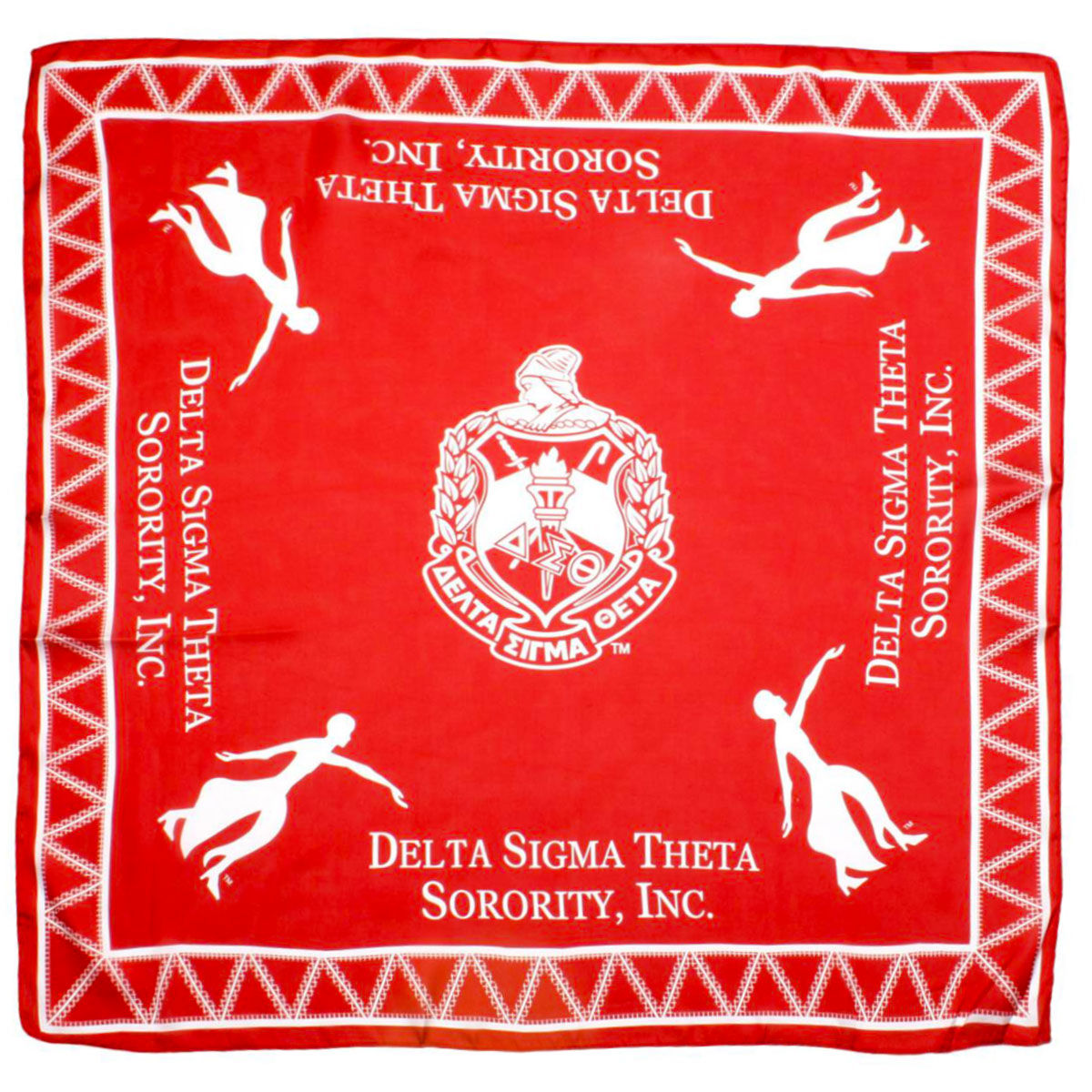 DST Sorority Lady Fortitude Red Square Scarf