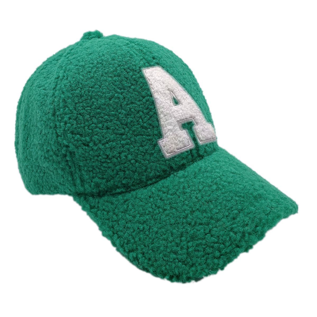 AKA Sorority Green Sherpa A Patch Baseball Hat