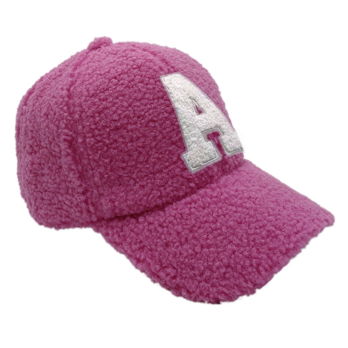 AKA Sorority Pink Sherpa A Patch Baseball Hat