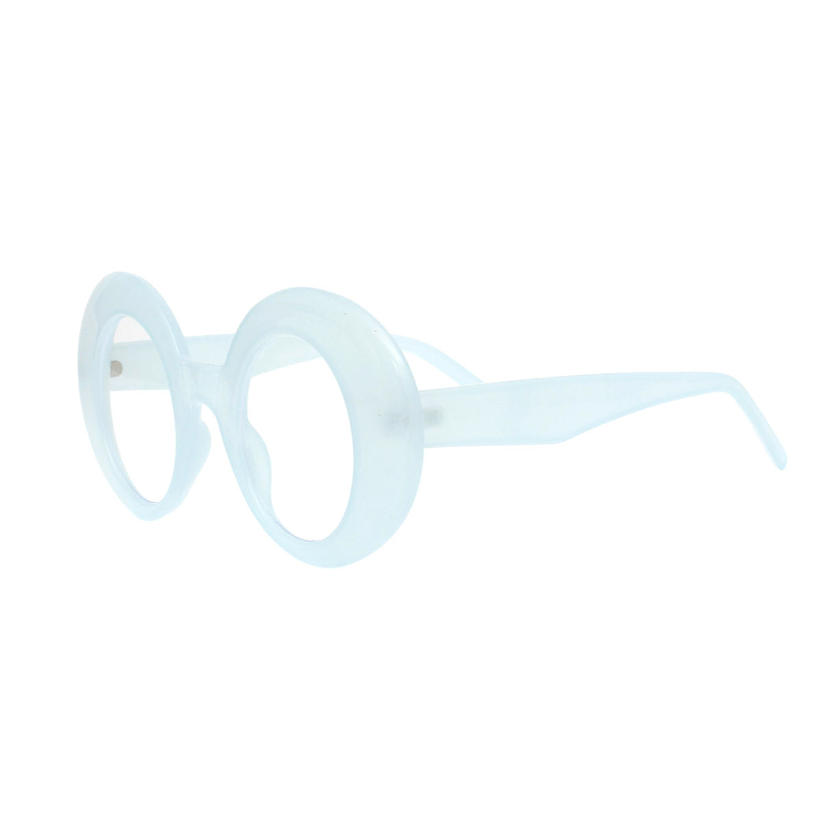 BLB Glasses Blue Round Retro Eyewear for Women