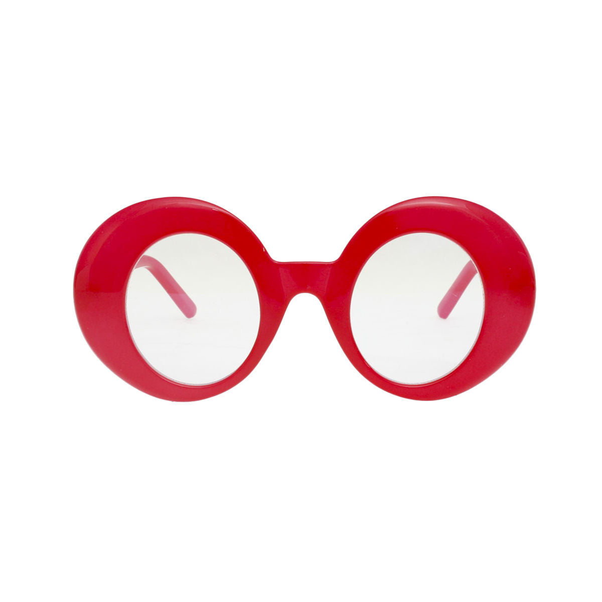 BLB Glasses Red Round Retro Eyewear for Women